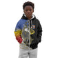 Afro Swaziland Somhlolo Day Kid Hoodie Nguni Shield African Pattern - African Pride