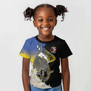 Afro Swaziland Somhlolo Day Kid T shirt Nguni Shield African Pattern - African Pride