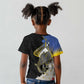 Afro Swaziland Somhlolo Day Kid T shirt Nguni Shield African Pattern - African Pride
