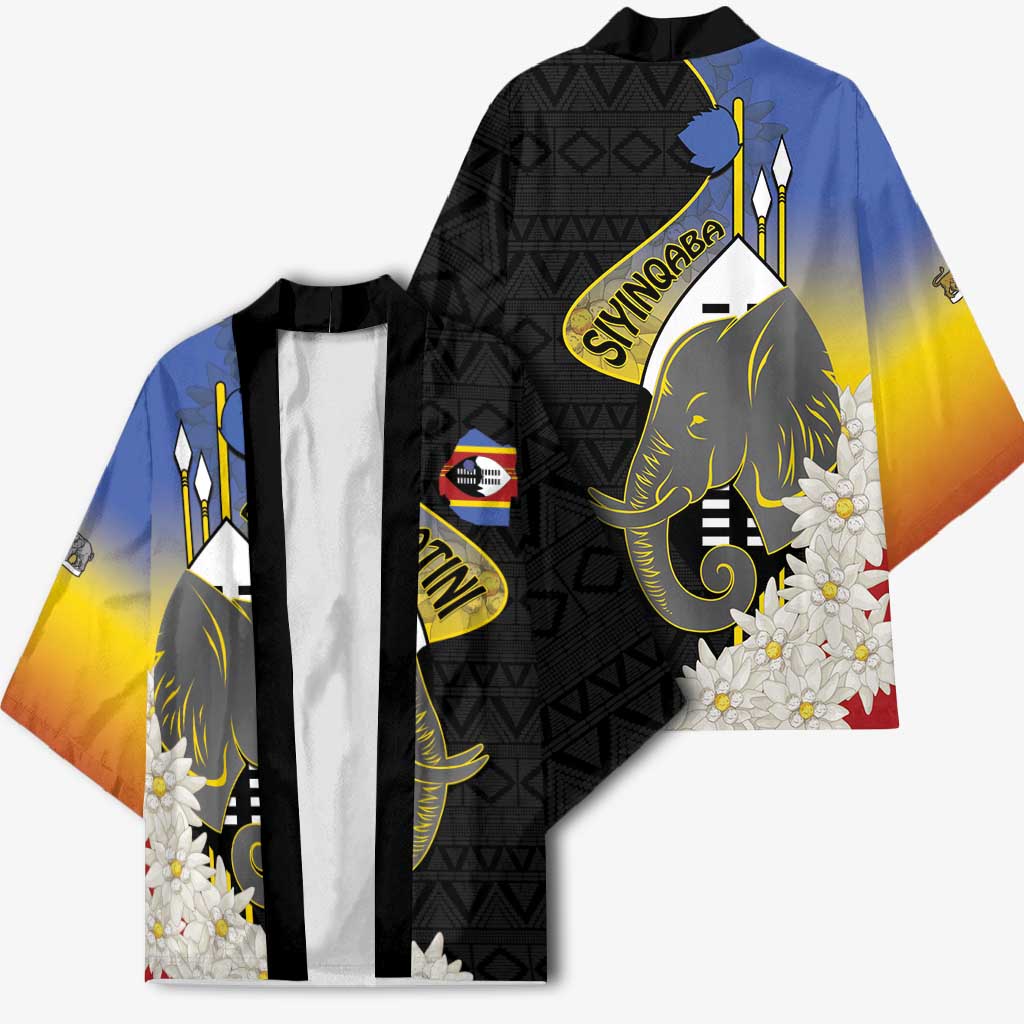 Eswatini Independence Day Kimono Swaziland Nguni Shield African Pattern