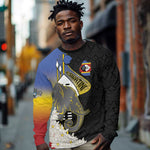 Afro Swaziland Somhlolo Day Long Sleeve Shirt Nguni Shield African Pattern - African Pride