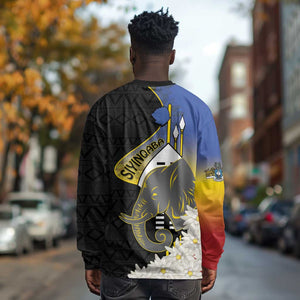 Afro Swaziland Somhlolo Day Long Sleeve Shirt Nguni Shield African Pattern - African Pride