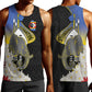 Afro Swaziland Somhlolo Day Men Tank Top Nguni Shield African Pattern - African Pride