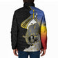 Eswatini Independence Day Padded Jacket Swaziland Nguni Shield African Pattern