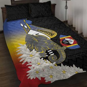 Afro Swaziland Somhlolo Day Quilt Bed Set Nguni Shield African Pattern - African Pride