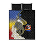 Afro Swaziland Somhlolo Day Quilt Bed Set Nguni Shield African Pattern - African Pride
