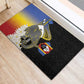 Afro Swaziland Somhlolo Day Rubber Doormat Nguni Shield African Pattern - African Pride