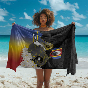 Afro Swaziland Somhlolo Day Sarong Nguni Shield African Pattern - African Pride