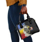 Afro Swaziland Somhlolo Day Shoulder Handbag Nguni Shield African Pattern - African Pride