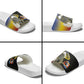Eswatini Independence Day Slide Sandals Swaziland Nguni Shield African Pattern