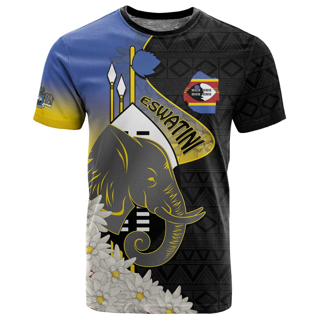 Afro Swaziland Somhlolo Day T shirt Nguni Shield African Pattern - African Pride