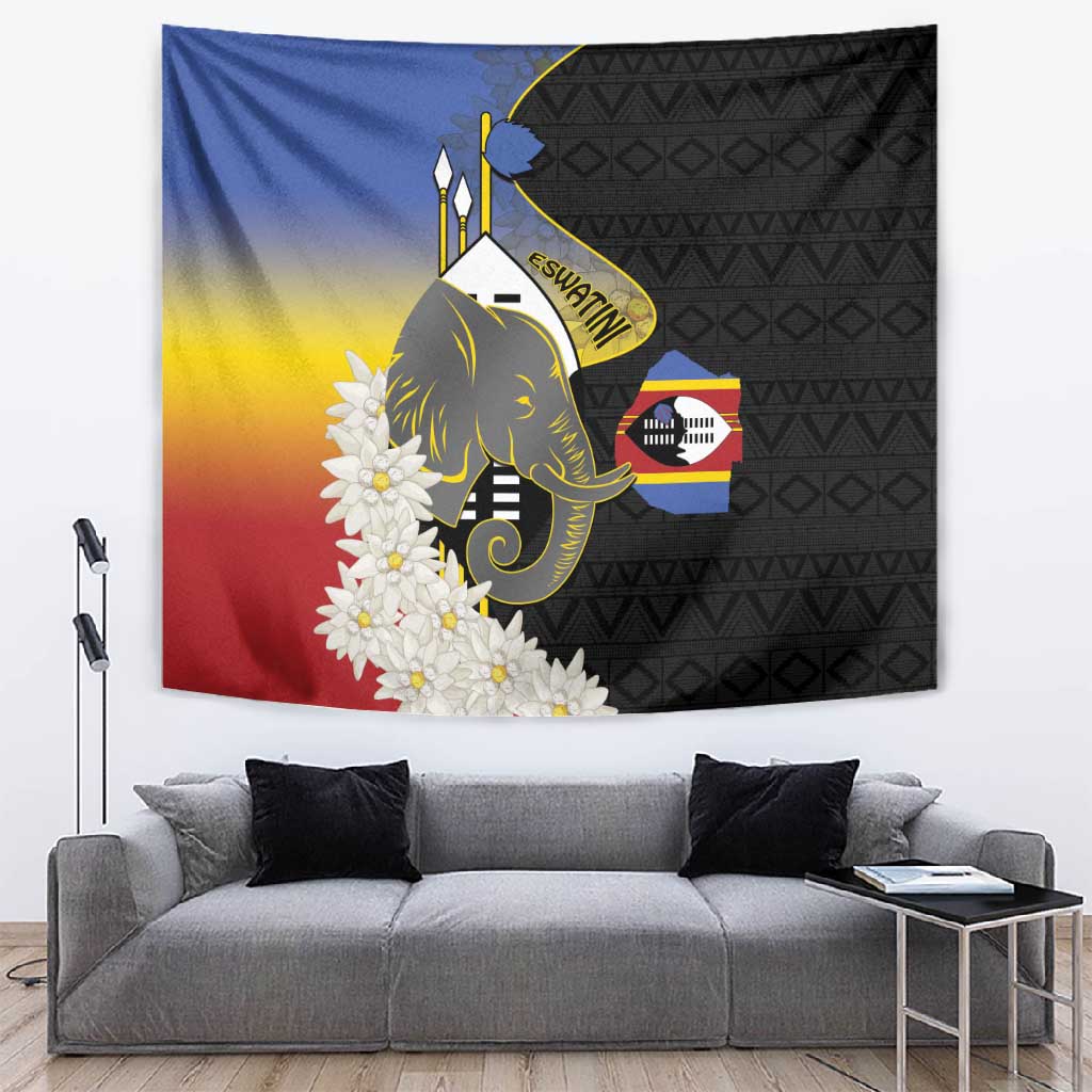 Afro Swaziland Somhlolo Day Tapestry Nguni Shield African Pattern - African Pride