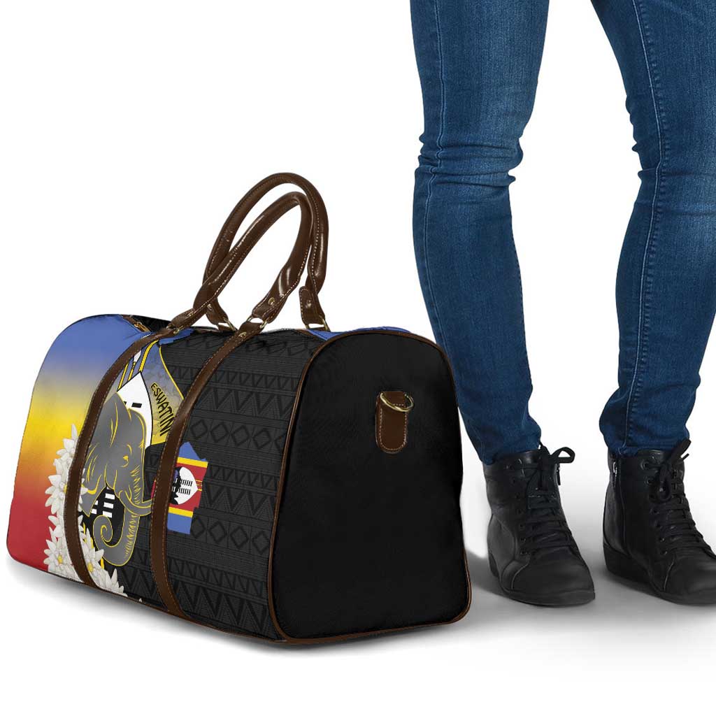 Eswatini Independence Day Travel Bag Swaziland Nguni Shield African Pattern