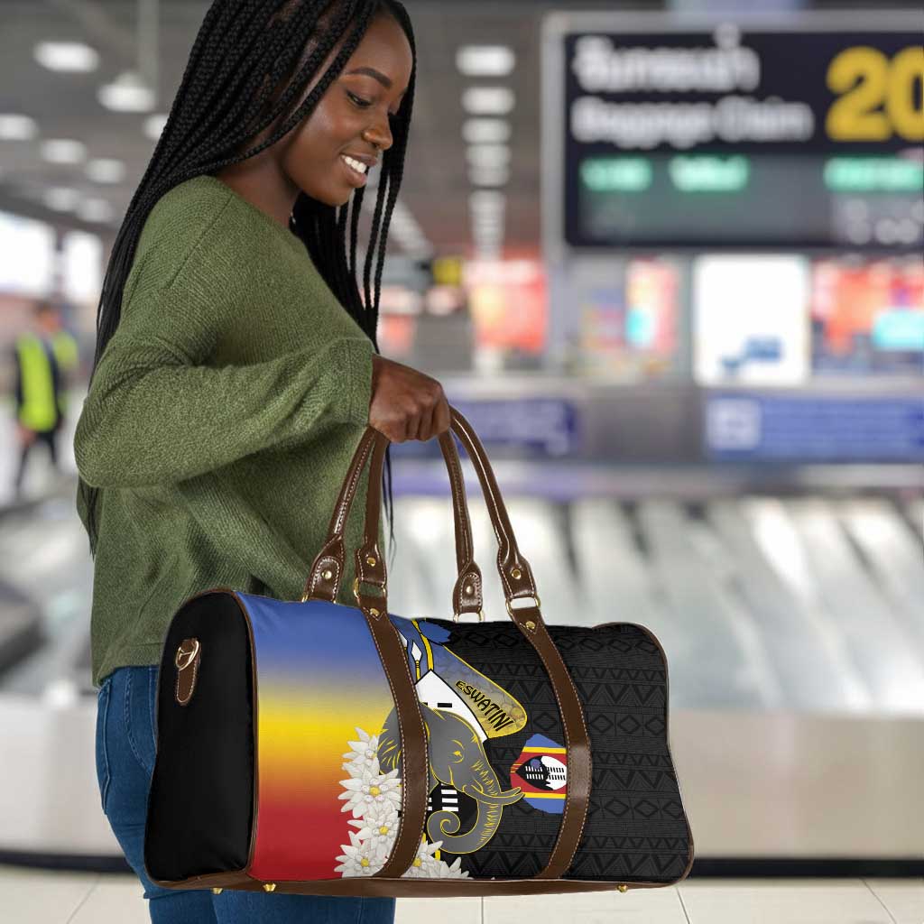 Eswatini Independence Day Travel Bag Swaziland Nguni Shield African Pattern