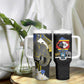 Afro Swaziland Somhlolo Day Tumbler With Handle Nguni Shield African Pattern - African Pride