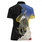 Afro Swaziland Somhlolo Day Women Polo Shirt Nguni Shield African Pattern - African Pride