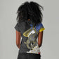 Afro Swaziland Somhlolo Day Women V-Neck T-Shirt Nguni Shield African Pattern - African Pride