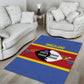 Afro Swaziland Area Rug Siyinqaba Eswatini Flag Style - African Pride