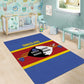 Afro Swaziland Area Rug Siyinqaba Eswatini Flag Style - African Pride