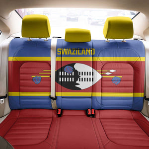 Afro Swaziland Back Car Seat Cover Siyinqaba Eswatini Flag Style - African Pride