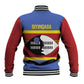 Afro Swaziland Baseball Jacket Siyinqaba Eswatini Flag Style - African Pride