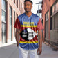 Afro Swaziland Baseball Jersey Siyinqaba Eswatini Flag Style - African Pride