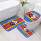 Swaziland Bathroom Set Siyinqaba Eswatini Flag Style