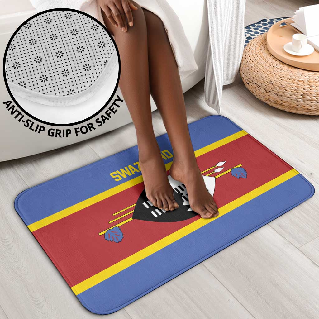 Swaziland Bathroom Set Siyinqaba Eswatini Flag Style
