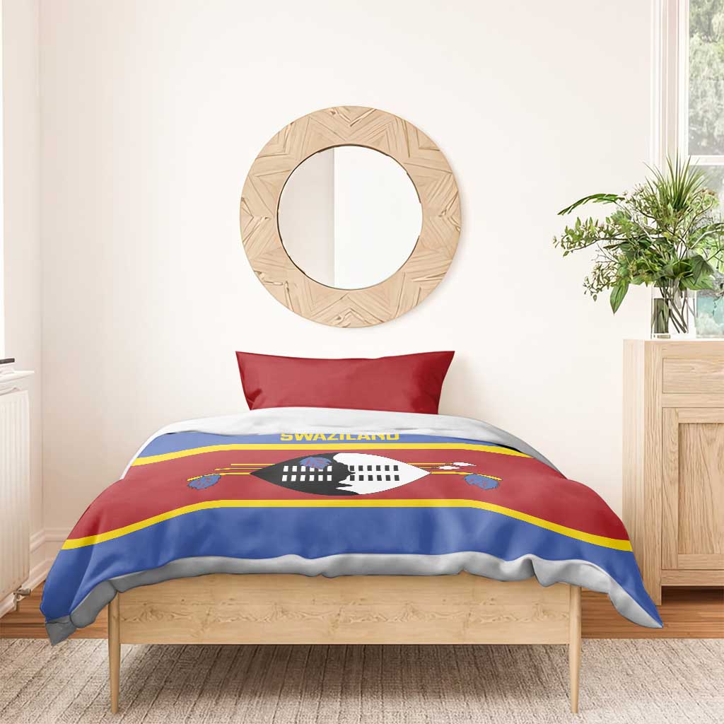 Afro Swaziland Bedding Set Siyinqaba Eswatini Flag Style - African Pride