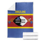 Afro Swaziland Blanket Siyinqaba Eswatini Flag Style - African Pride