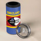 Afro Swaziland 4 in 1 Can Cooler Tumbler Siyinqaba Eswatini Flag Style - African Pride