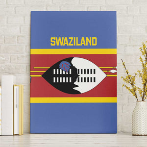 Afro Swaziland Canvas Wall Art Siyinqaba Eswatini Flag Style - African Pride