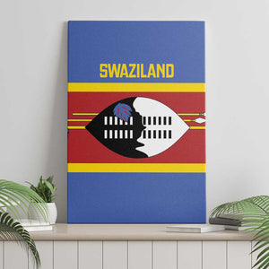 Afro Swaziland Canvas Wall Art Siyinqaba Eswatini Flag Style - African Pride