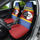 Afro Swaziland Car Seat Cover Siyinqaba Eswatini Flag Style - African Pride