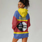 Afro Swaziland Hoodie Dress Siyinqaba Eswatini Flag Style - African Pride