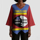 Swaziland Kimono Sleeve Blouse Siyinqaba Eswatini Flag Style