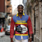 Afro Swaziland Long Sleeve Button Shirt Siyinqaba Eswatini Flag Style - African Pride