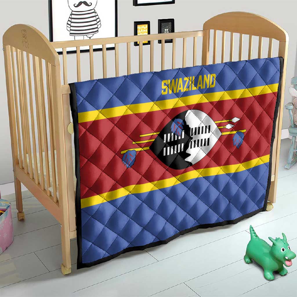 Afro Swaziland Quilt Siyinqaba Eswatini Flag Style - African Pride