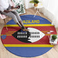 Afro Swaziland Round Carpet Siyinqaba Eswatini Flag Style - African Pride