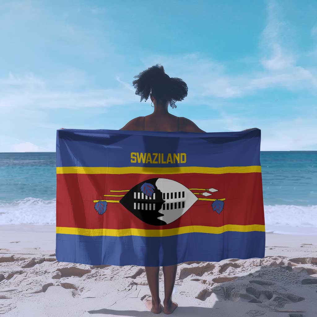 Afro Swaziland Sarong Siyinqaba Eswatini Flag Style - African Pride