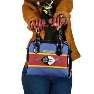 Afro Swaziland Shoulder Handbag Siyinqaba Eswatini Flag Style - African Pride