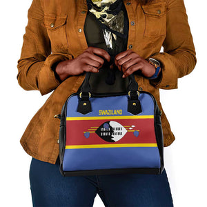 Afro Swaziland Shoulder Handbag Siyinqaba Eswatini Flag Style - African Pride