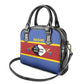 Afro Swaziland Shoulder Handbag Siyinqaba Eswatini Flag Style - African Pride