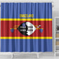 Afro Swaziland Shower Curtain Siyinqaba Eswatini Flag Style - African Pride