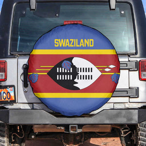 Afro Swaziland Spare Tire Cover Siyinqaba Eswatini Flag Style - African Pride