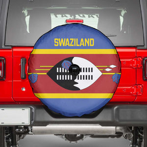 Afro Swaziland Spare Tire Cover Siyinqaba Eswatini Flag Style - African Pride