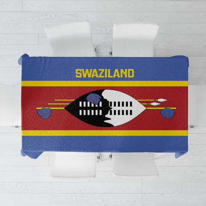 Afro Swaziland Tablecloth Siyinqaba Eswatini Flag Style - African Pride