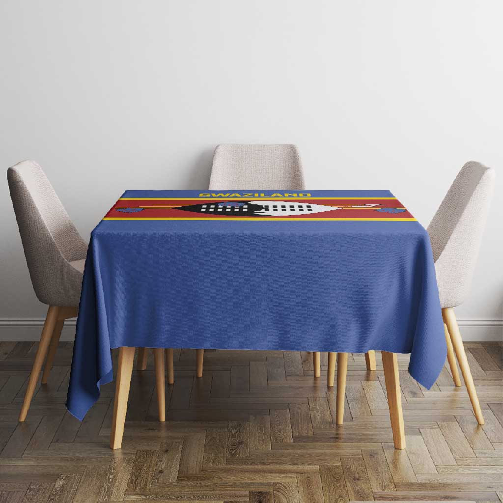 Afro Swaziland Tablecloth Siyinqaba Eswatini Flag Style - African Pride