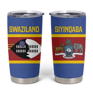 Afro Swaziland Tumbler Cup Siyinqaba Eswatini Flag Style - African Pride