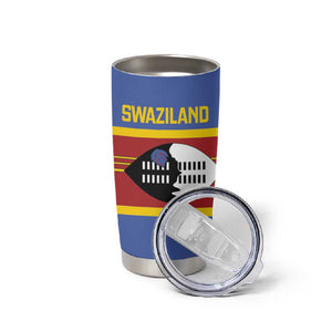 Afro Swaziland Tumbler Cup Siyinqaba Eswatini Flag Style - African Pride